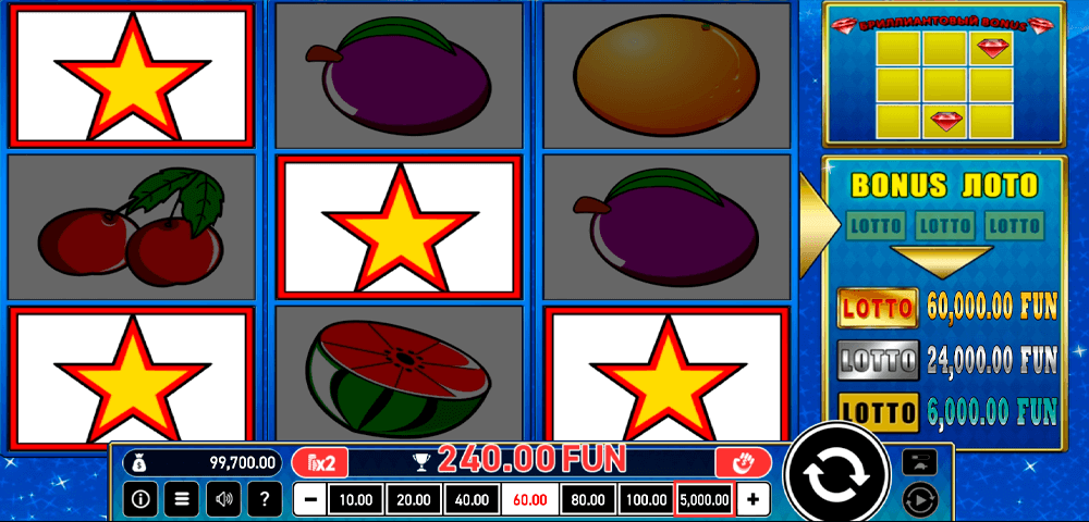 Fruit Mania Bonuses