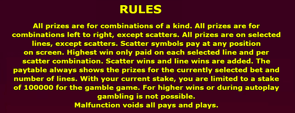 Sizzling Hot Deluxe Rules Sizzling Hot Deluxe Rules